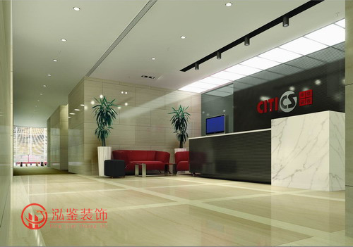 合肥證券公司辦公室裝修設計-中信證券辦公室裝修